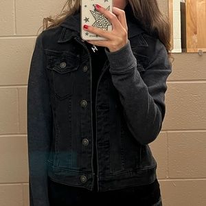 Grey Denim/Sweatshirt jacket